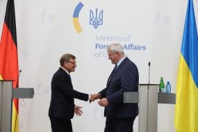 Пресконференція Андрія Сибіги та Йоганна Вадефуля