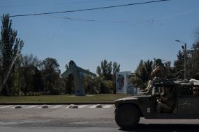 Українські військові у Краматорську