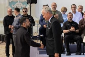 Gitanas Nauseda, Volodymyr Zelenskyy