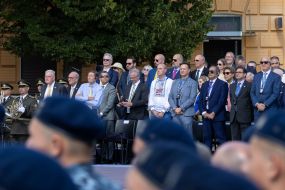 Участники торжественных мероприятий по случаю Дня Независимости Украины