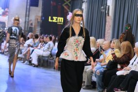 Show of clothing collection by Marta Striletska as part of the Ethno Fashion Show