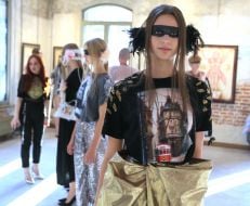Show of clothing collection by Marta Striletska as part of the Ethno Fashion Show
