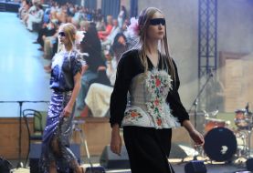Show of clothing collection by Marta Striletska as part of the Ethno Fashion Show