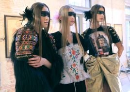 Show of clothing collection by Marta Striletska as part of the Ethno Fashion Show