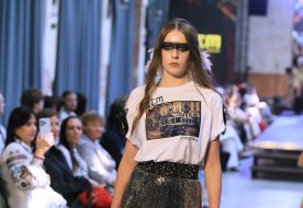 Show of clothing collection by Marta Striletska as part of the Ethno Fashion Show