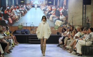 Show of clothing collection by Marta Striletska as part of the Ethno Fashion Show
