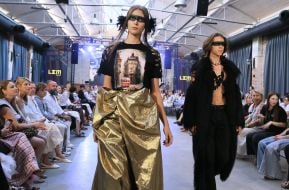 Show of clothing collection by Marta Striletska as part of the Ethno Fashion Show