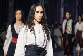 Показ коллекции бренда "ЗЕРНО" в рамках Ethno Fashion Show