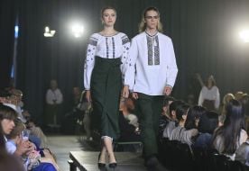 Показ коллекции бренда "ЗЕРНО" в рамках Ethno Fashion Show