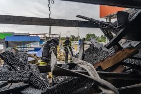Consequences of the attack on the Epicenter in Kharkov