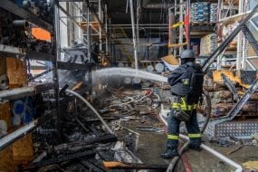 Consequences of the attack on the Epicenter in Kharkov