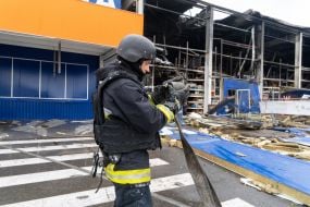 Consequences of the attack on the Epicenter in Kharkov