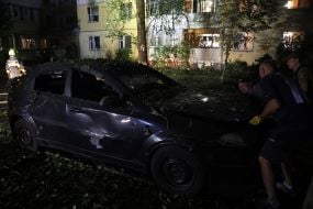 Последствия обстрела Киева