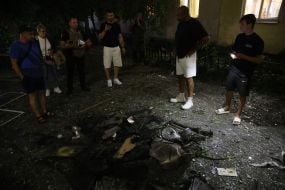Последствия обстрела Киева