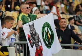 Fans in the stands