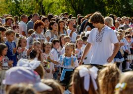 Празднование Дня знаний в Ужгороде