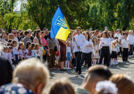 Празднование Дня знаний в Ужгороде