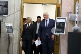 Andriy Sybiga and Subrahmanyam Jaishankar