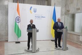 Andriy Sybiga and Subrahmanyam Jaishankar
