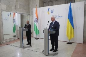 Andriy Sybiga and Subrahmanyam Jaishankar