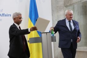 Andriy Sybiga and Subrahmanyam Jaishankar