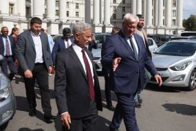 Andriy Sybiga and Subrahmanyam Jaishankar