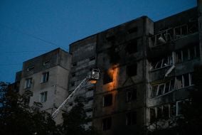 Наслідки російського обстрілу Києва