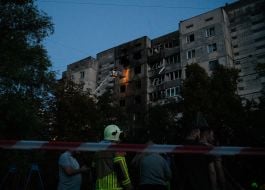 Наслідки російського обстрілу Києва