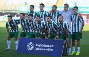 Players of FC Karpaty (Lviv)