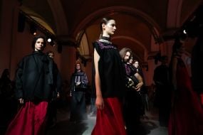 Показ KHRYSTYNA RACHYTSKA на Ukrainian Fashion Week