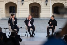Volodymyr Zelenskyy, Steve Witkoff, and Jared Kushner