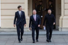 Volodymyr Zelenskyy, Steve Witkoff, and Jared Kushner