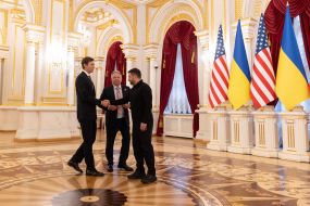 Volodymyr Zelenskyy, Steve Witkoff, and Jared Kushner