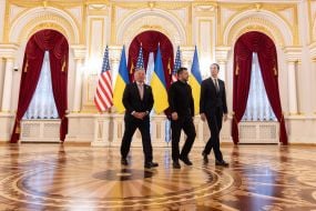 Volodymyr Zelenskyy, Steve Witkoff, and Jared Kushner