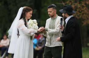 Весілля в рамках фестивалю єврейської культури