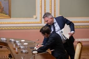 Serhiy Kyslytsia and Jared Kushner