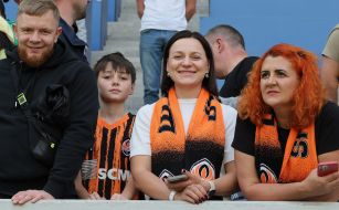 Fans in the stands
