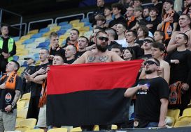 Fans in the stands
