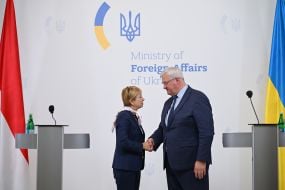 Министры иностранных дел Украины и Княжества Монако провели совместную пресс-конференцию в Киеве