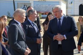 Valentin Hajdinjak, Andrii Sybiha and Tone Kajzer