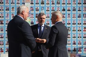 Valentin Hajdinjak, Andrii Sybiha and Tone Kajzer