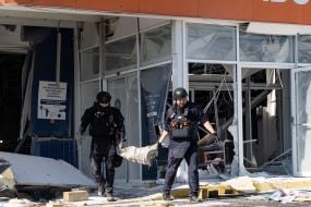 Consequences of the Russian attack on a shopping center in Kharkiv