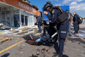 Consequences of the Russian attack on a shopping center in Kharkiv