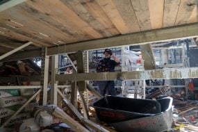 Consequences of the Russian attack on a shopping center in Kharkiv