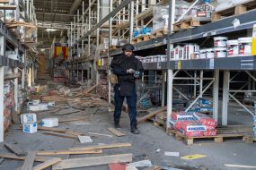 Consequences of the Russian attack on a shopping center in Kharkiv