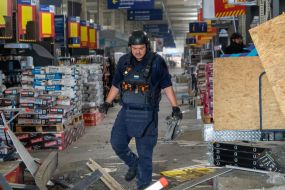 Consequences of the Russian attack on a shopping center in Kharkiv