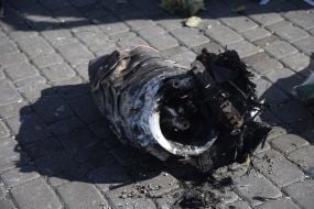 Fragment of a Russian drone