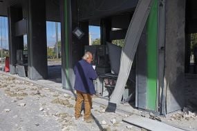 A Russian drone struck a UPG gas station on Kharkivske Highway in Kyiv