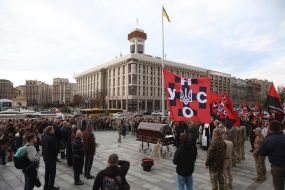 Церемония прощания с Николаем Карпюком