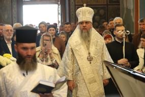 The funeral of Mykola Karpyuk